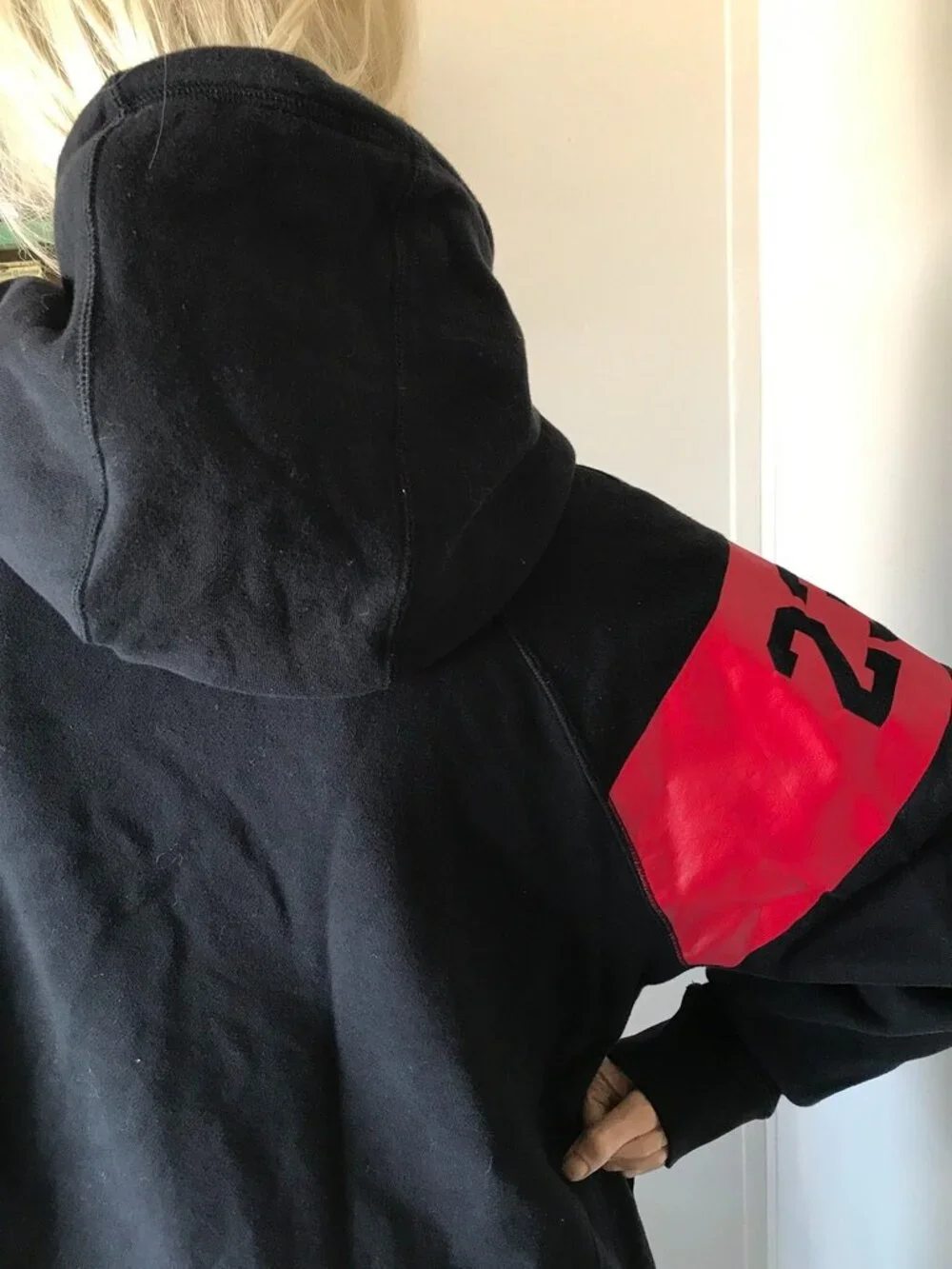 HooDED SWEATSHiRT AIR JORDAN vintage XL pullover black hoodie
